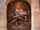 Kathmandu Changu Narayan 12 Vishnu Half-Man Half-Lion Narsingha Disembowels A Demon